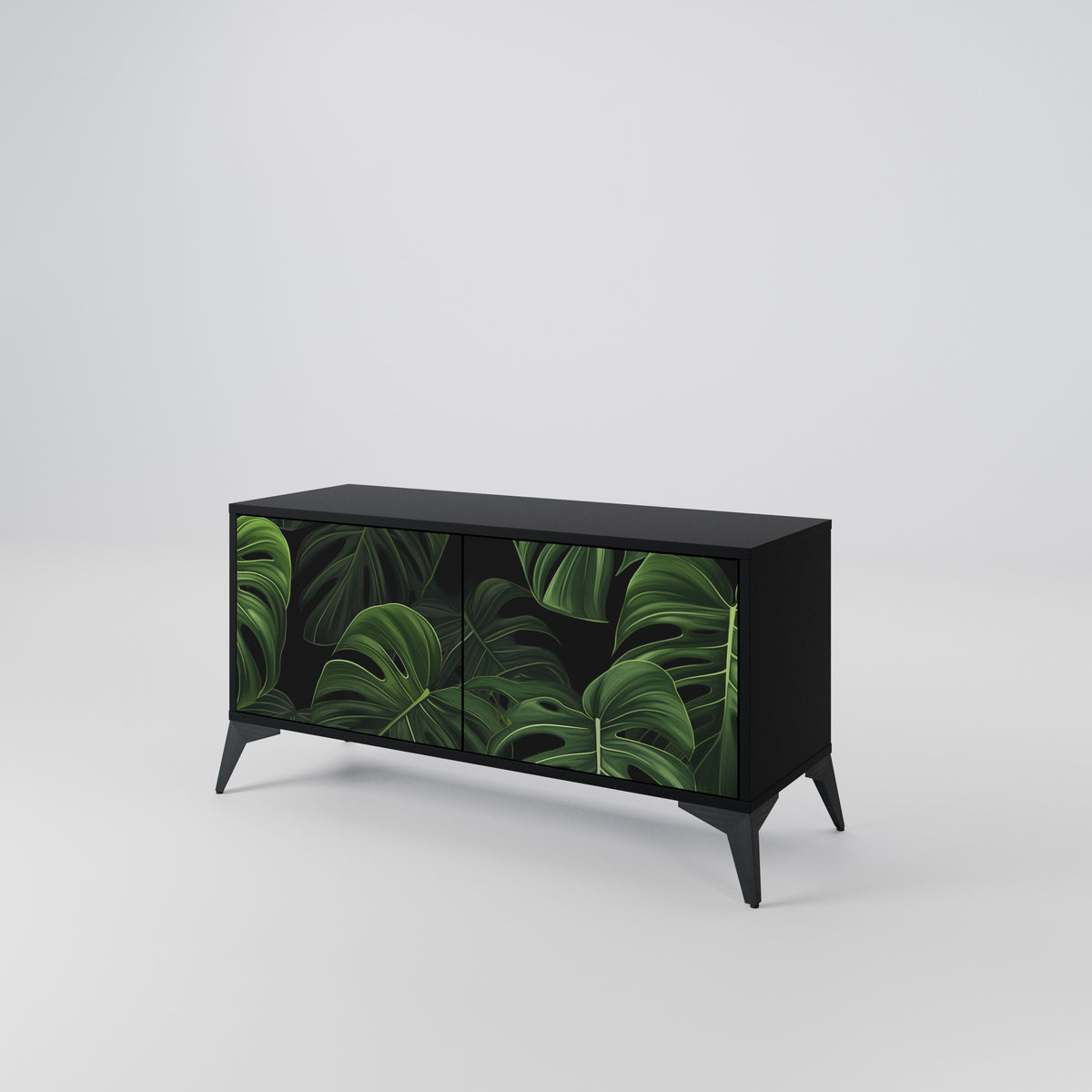 INFINITE MONSTERA Mueble de TV Compacto de 2 puertas