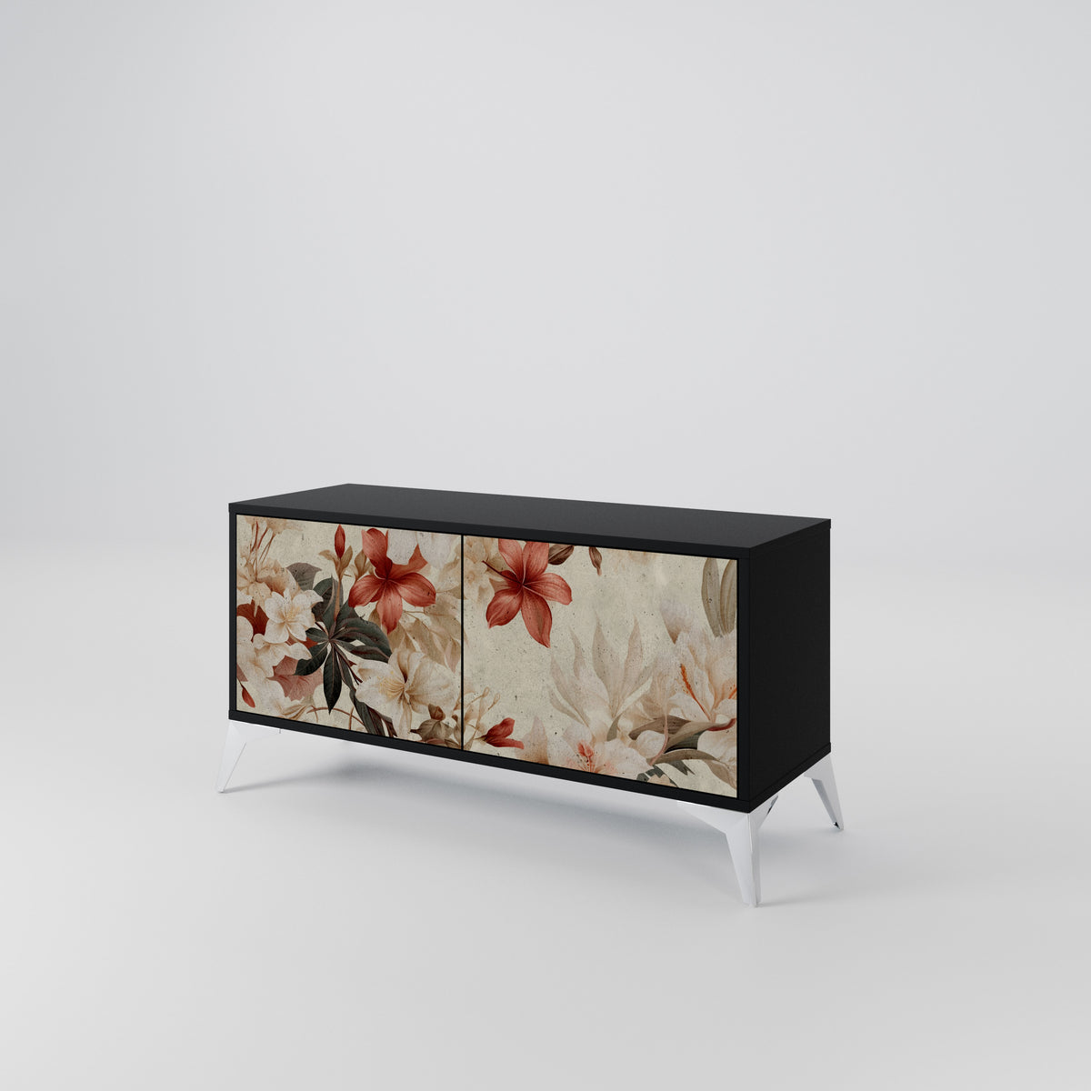 PETAL HARMONY Mueble de TV Compacto de 2 puertas