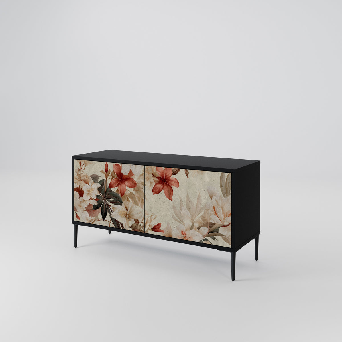 PETAL HARMONY Mueble de TV Compacto de 2 puertas