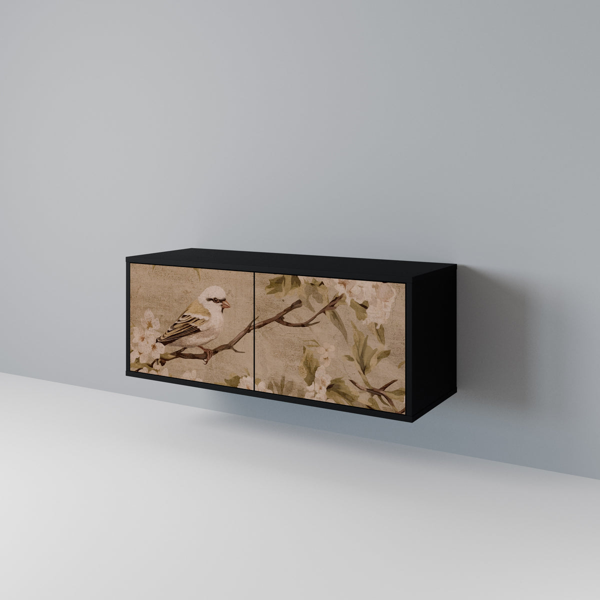 PETAL DISTINGUISH Mueble de TV Compacto de 2 puertas