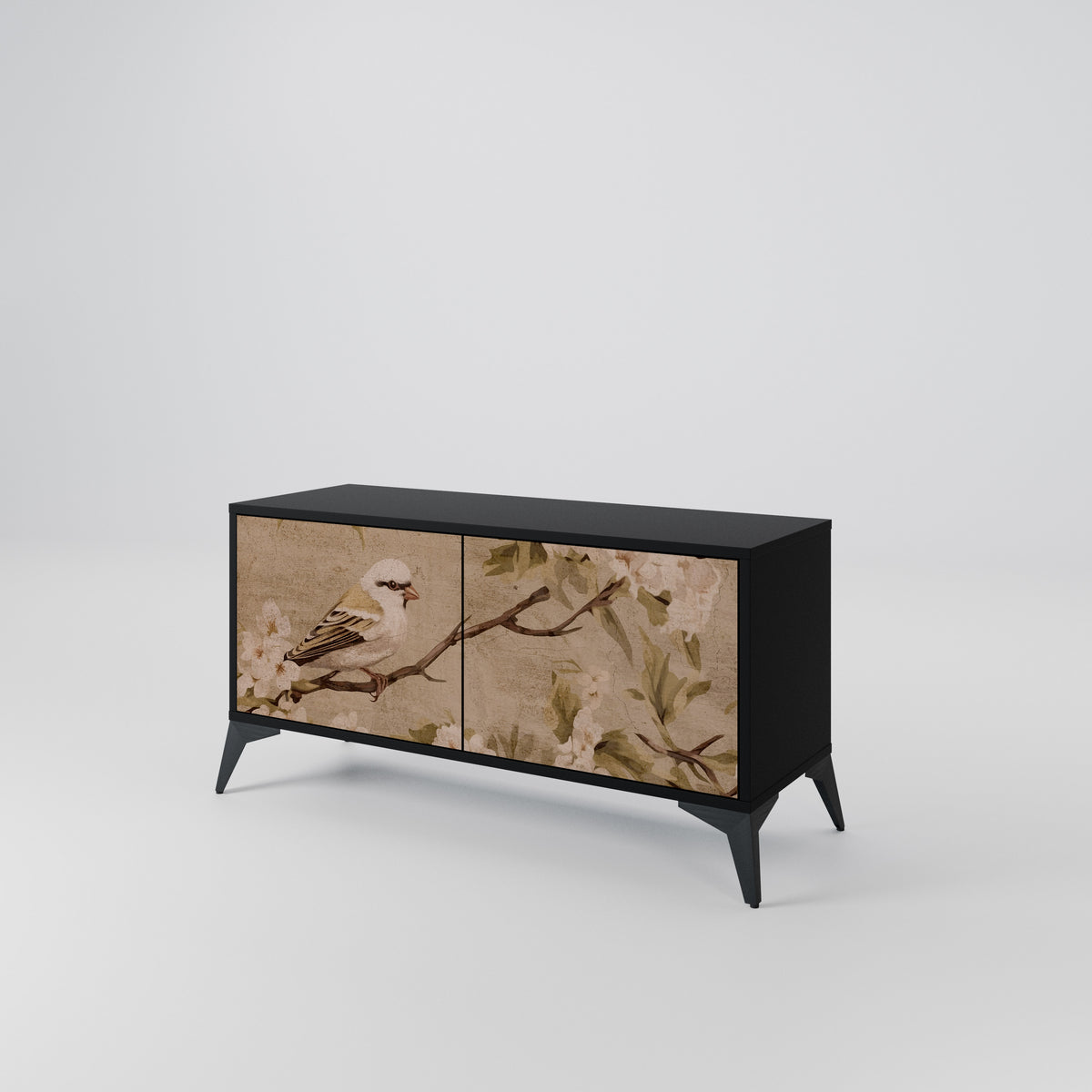 PETAL DISTINGUISH Mueble de TV Compacto de 2 puertas