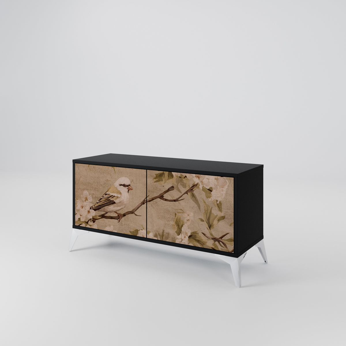 PETAL DISTINGUISH Mueble de TV Compacto de 2 puertas