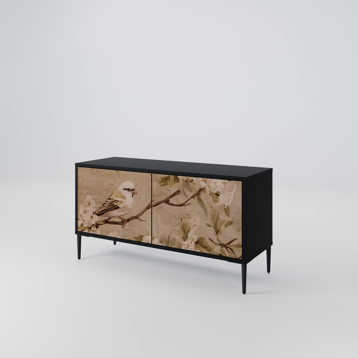 PETAL DISTINGUISH Mueble de TV Compacto de 2 puertas
