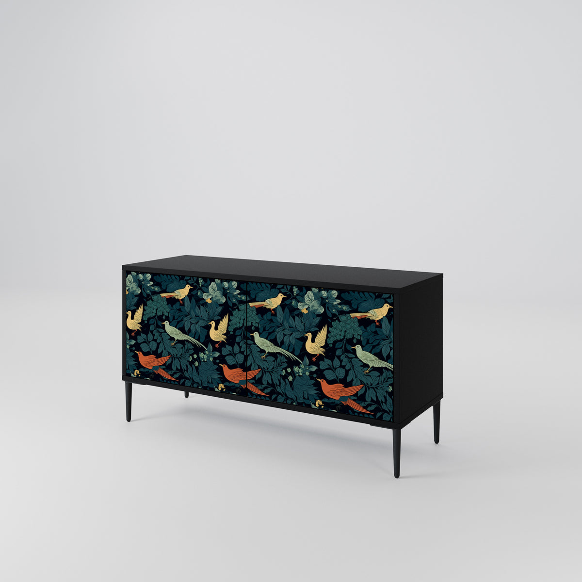 FOWL ORNAMENT Mueble de TV Compacto de 2 puertas