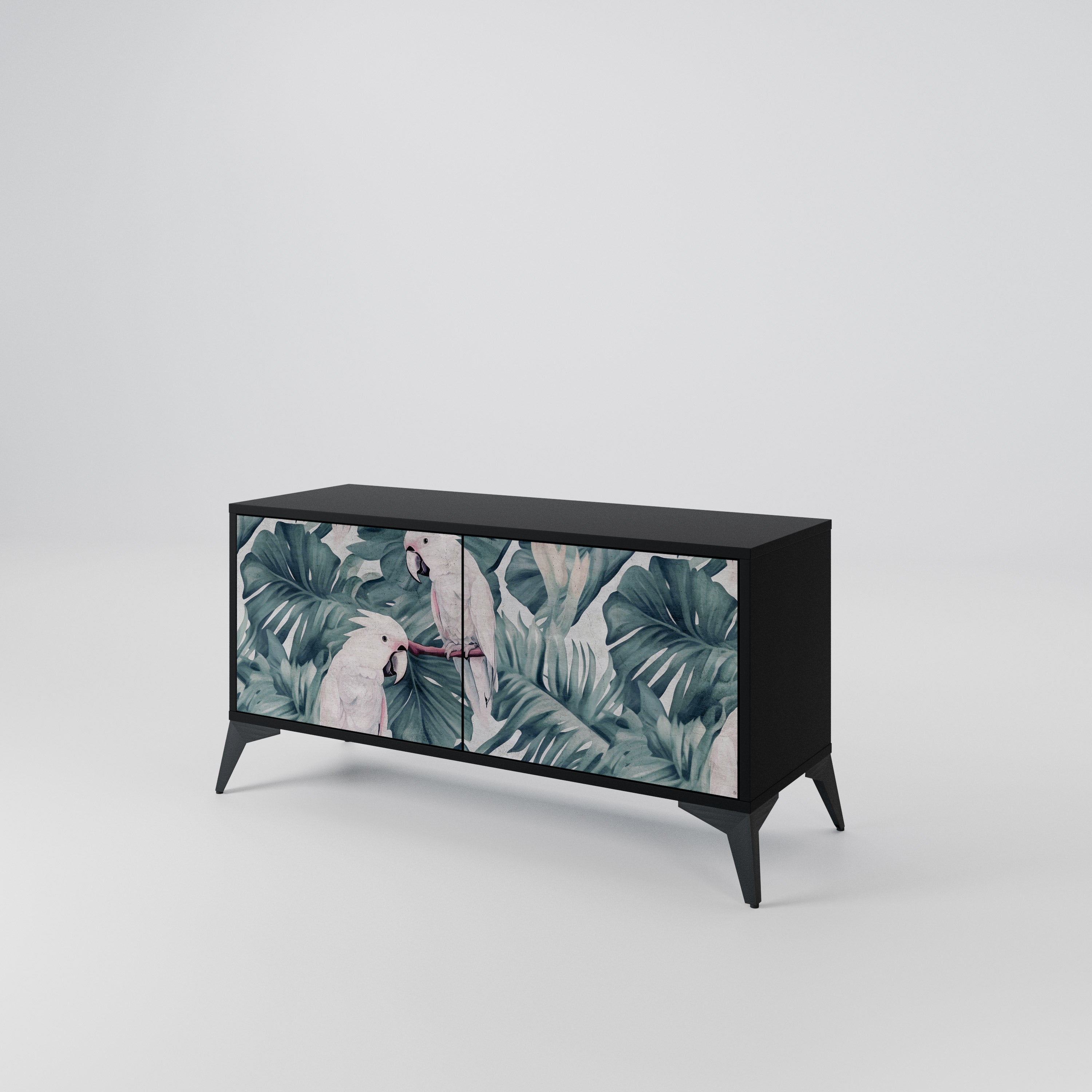 POPINJAY LOOK Mueble de TV Compacto de 2 puertas