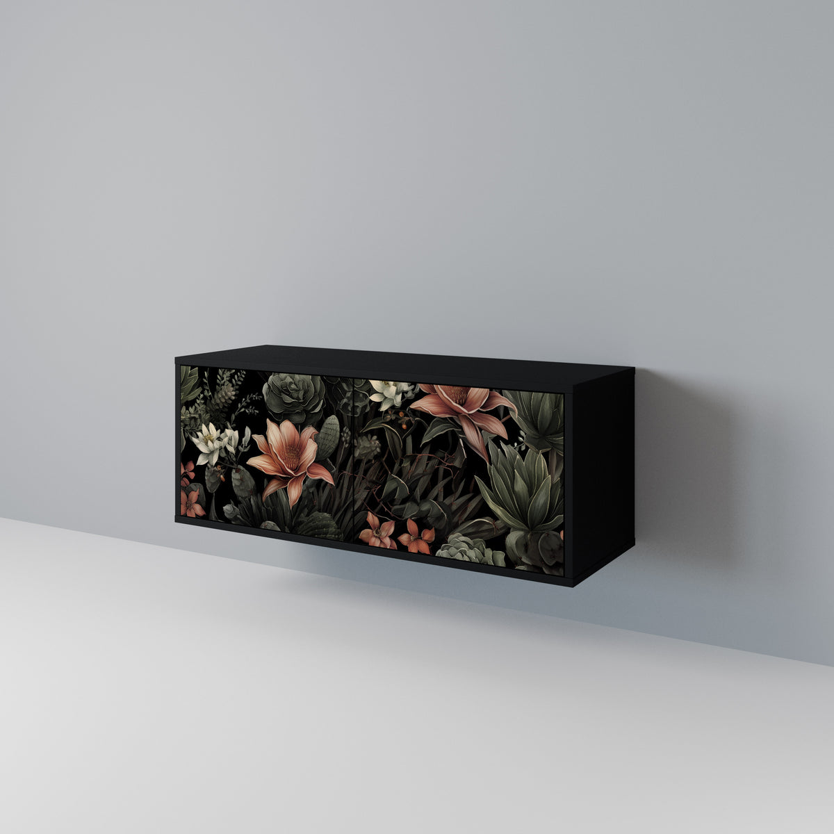 SECRET VERDURE Mueble de TV Compacto de 2 puertas