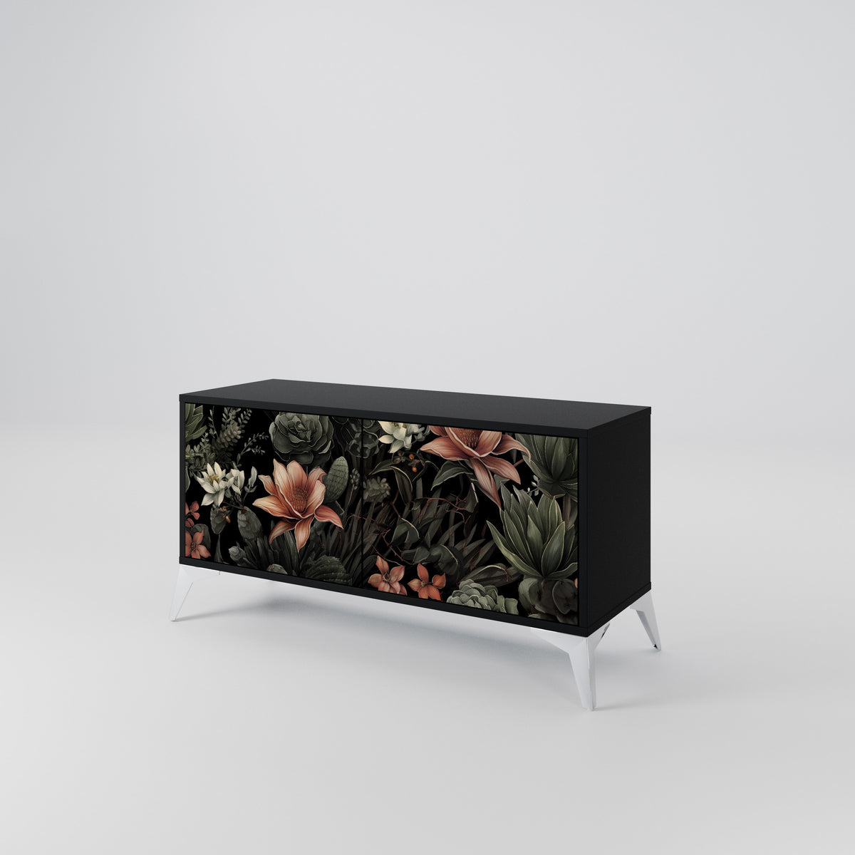 SECRET VERDURE Mueble de TV Compacto de 2 puertas