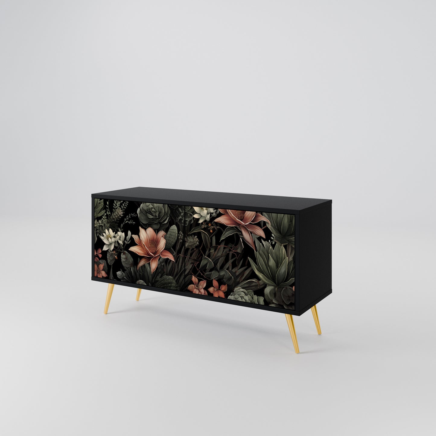 SECRET VERDURE Mueble de TV Compacto de 2 puertas