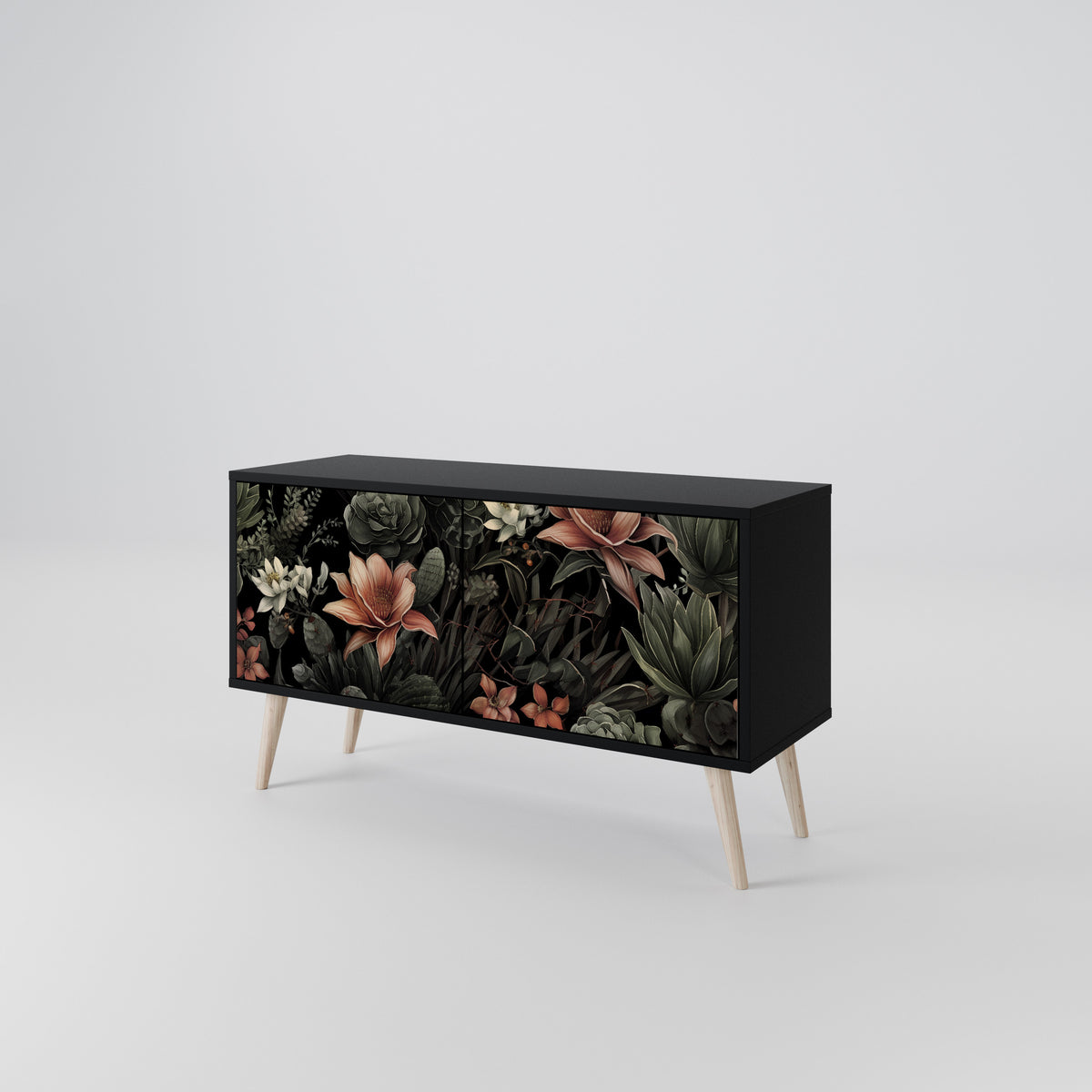 SECRET VERDURE Mueble de TV Compacto de 2 puertas