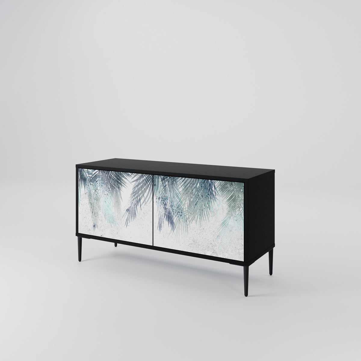 PALM VEIL Mueble de TV Compacto de 2 puertas