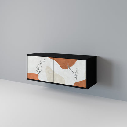 TRANQUIL TWIG Mueble de TV Compacto de 2 puertas