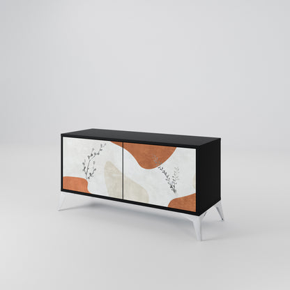 TRANQUIL TWIG Mueble de TV Compacto de 2 puertas