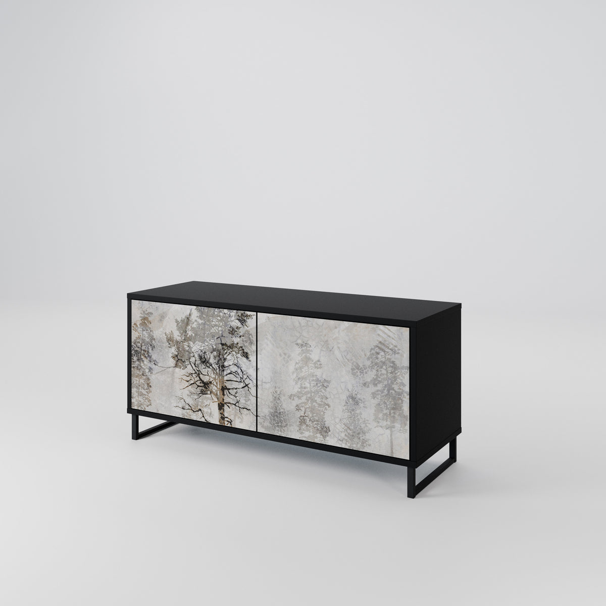 FADE IN THE TREES Mueble de TV Compacto de 2 puertas