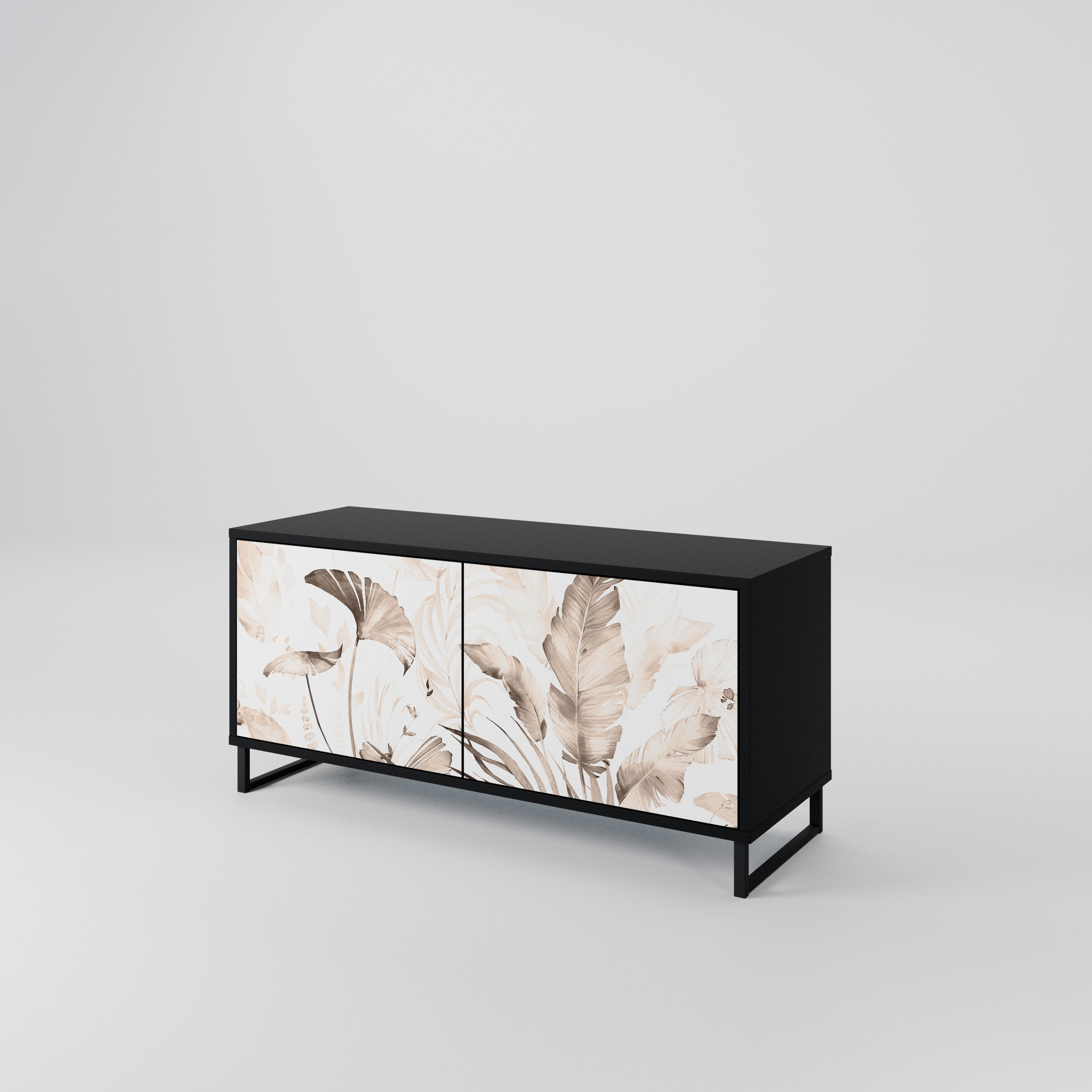 WILD TENDERNESS Mueble de TV Compacto de 2 puertas