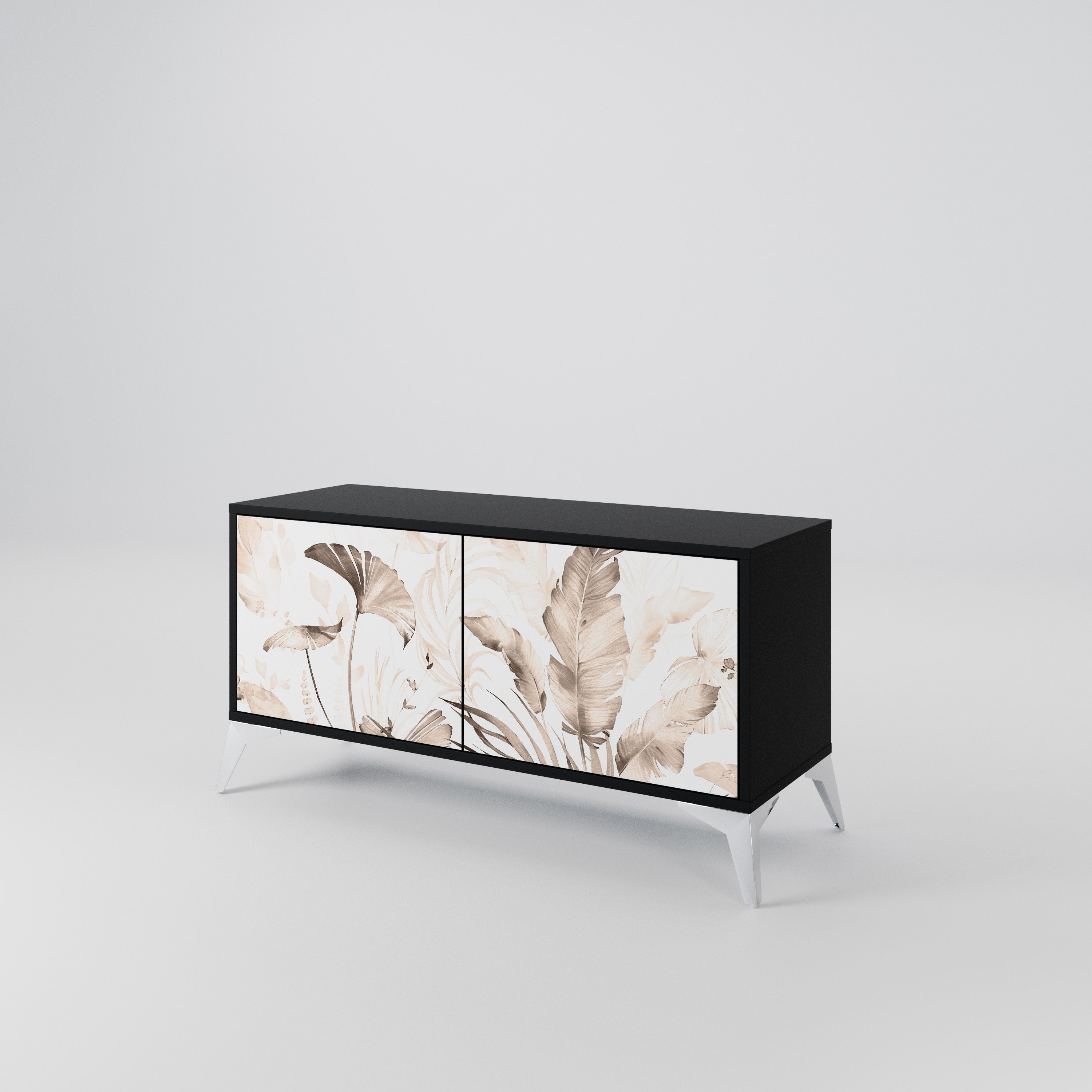 WILD TENDERNESS Mueble de TV Compacto de 2 puertas