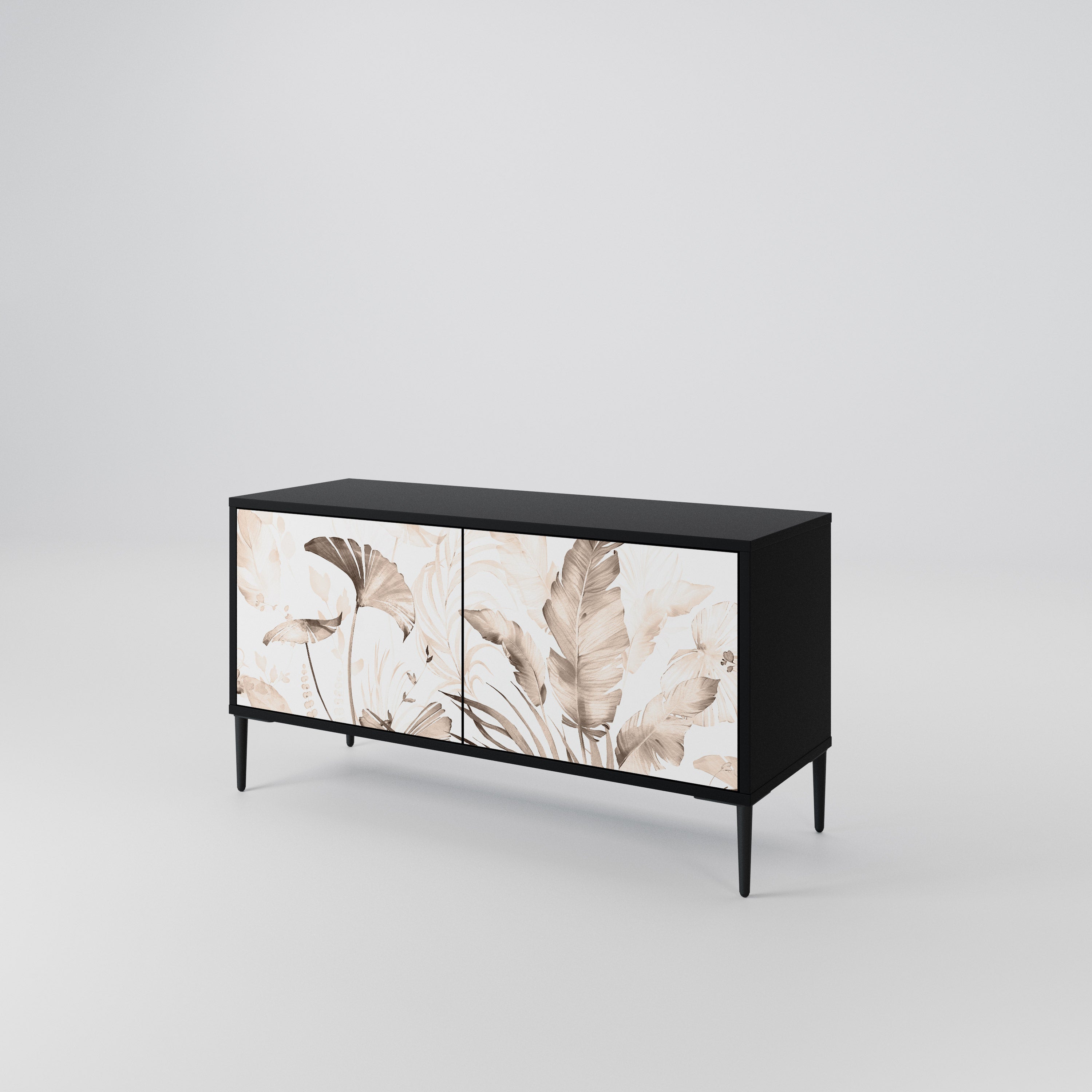 WILD TENDERNESS Mueble de TV Compacto de 2 puertas