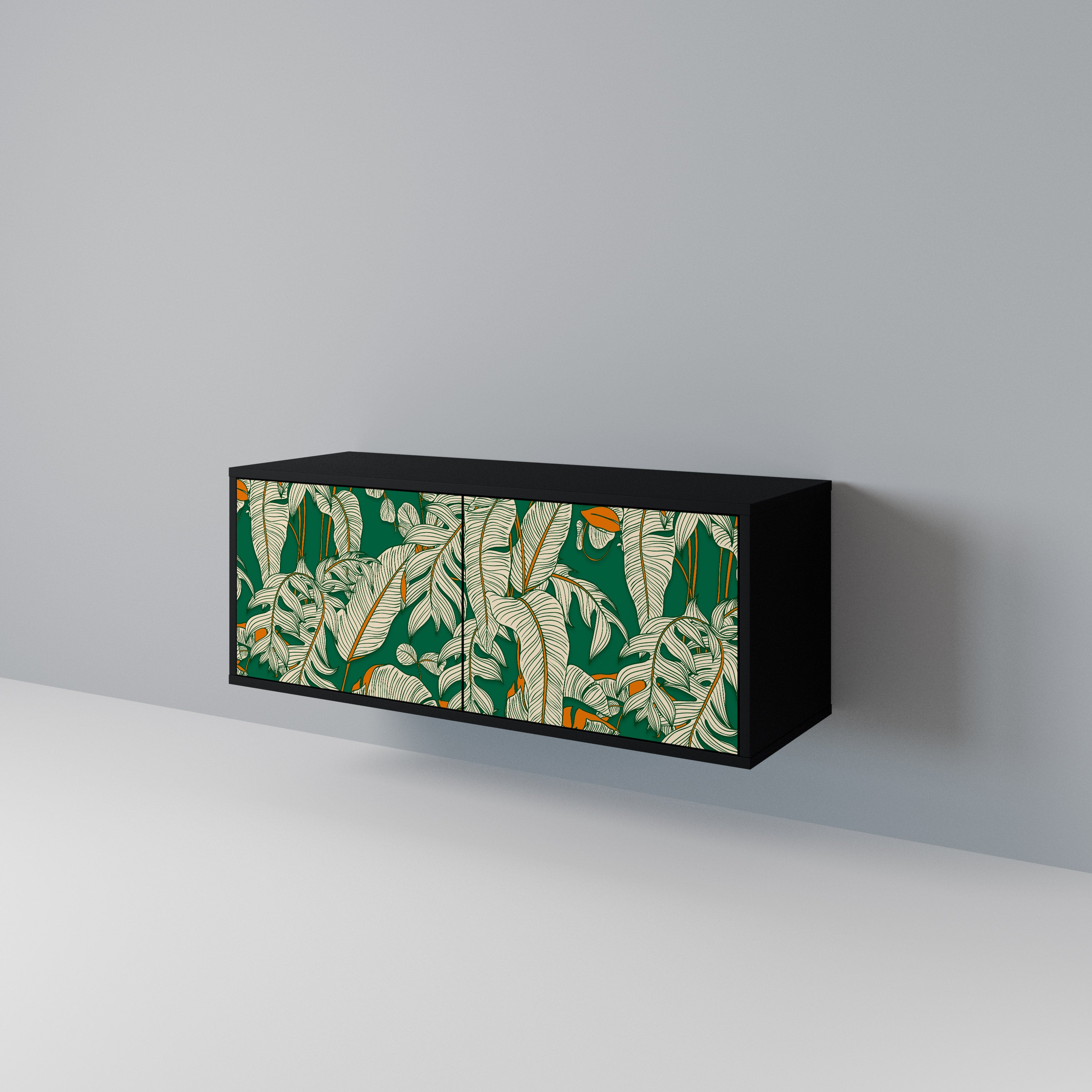 VERDANT PLEASURES Mueble de TV Compacto de 2 puertas