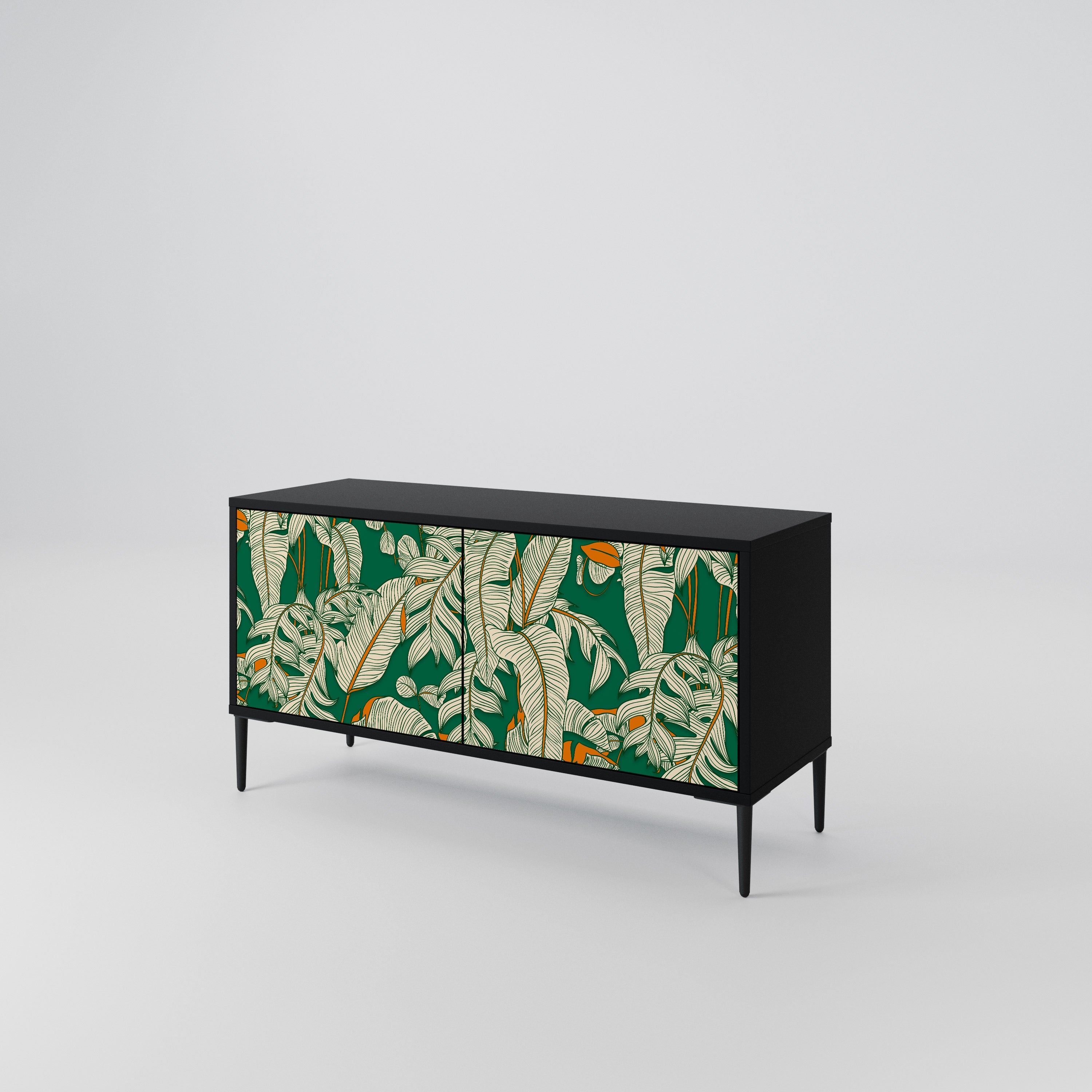 VERDANT PLEASURES Mueble de TV Compacto de 2 puertas