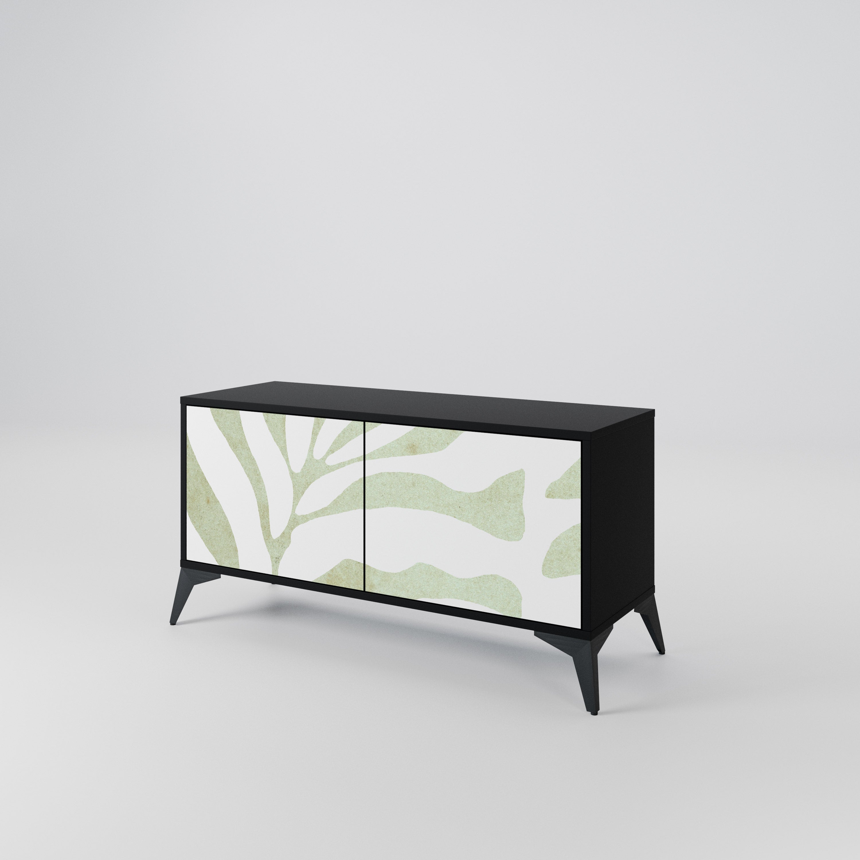 BOTANICAL SPARK Mueble de TV Compacto de 2 puertas