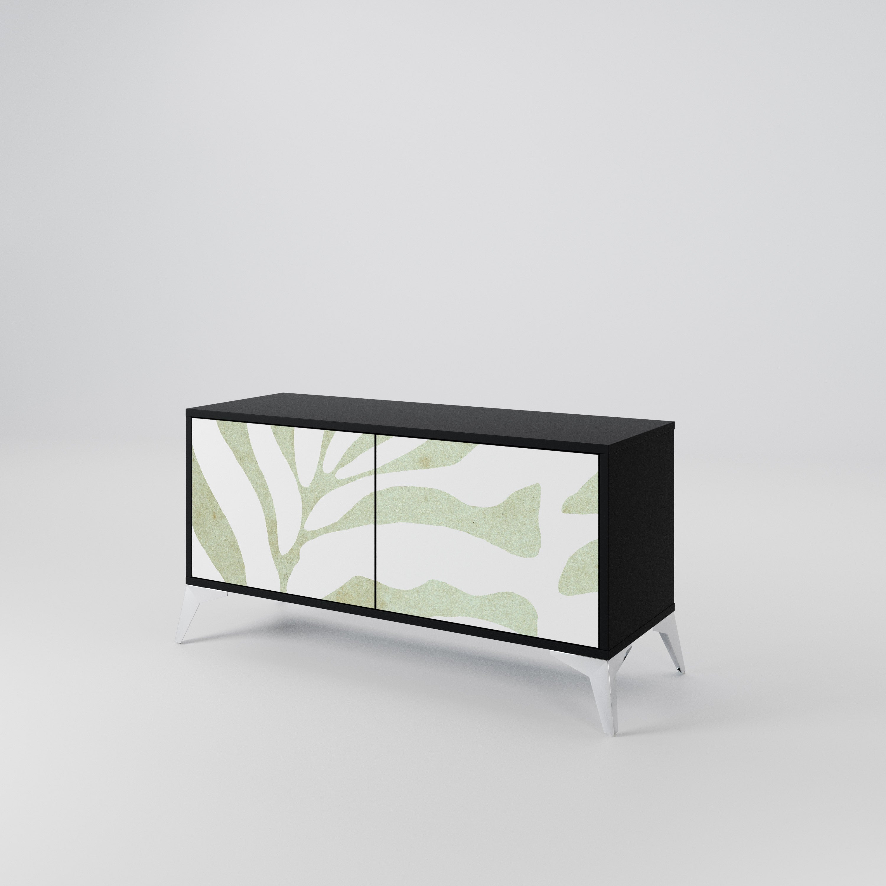 BOTANICAL SPARK Mueble de TV Compacto de 2 puertas