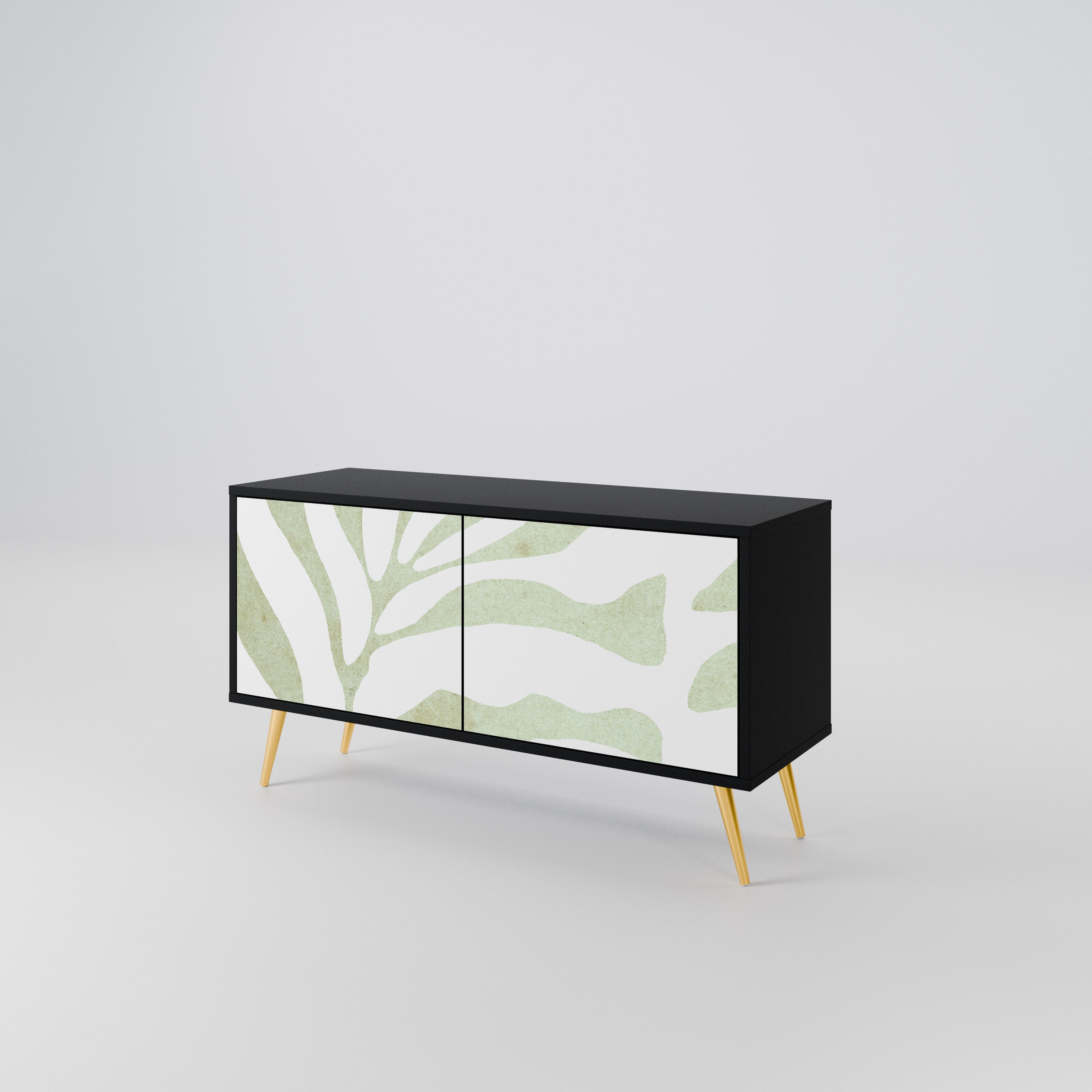BOTANICAL SPARK Mueble de TV Compacto de 2 puertas