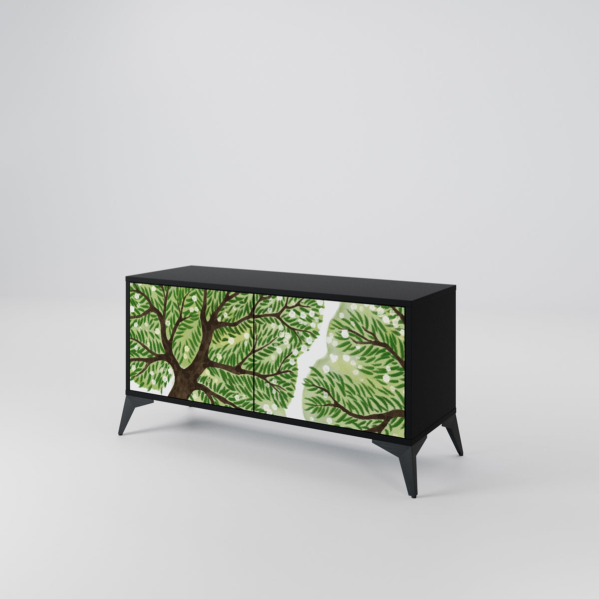 WILDERNESS DASH Mueble de TV Compacto de 2 puertas