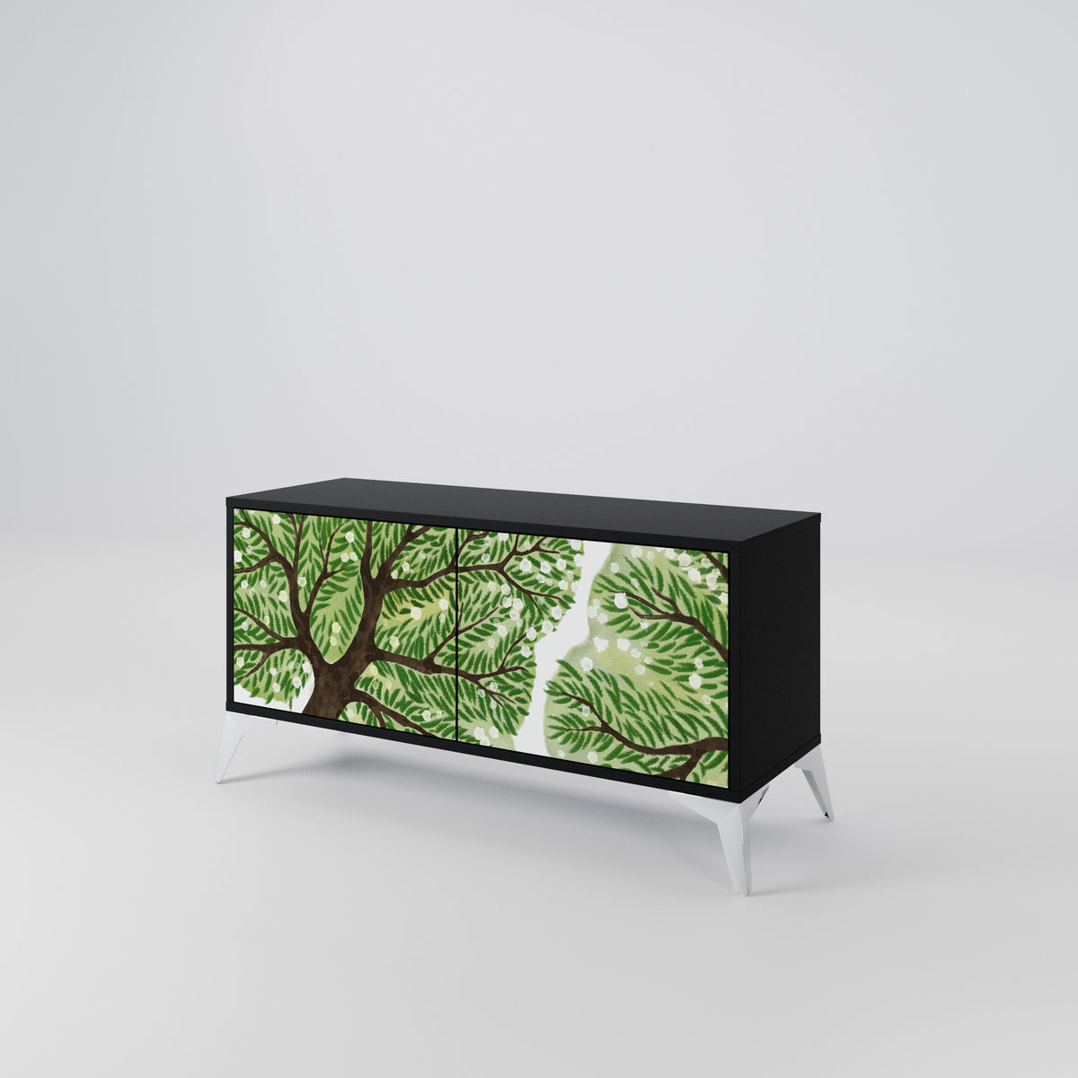 WILDERNESS DASH Mueble de TV Compacto de 2 puertas