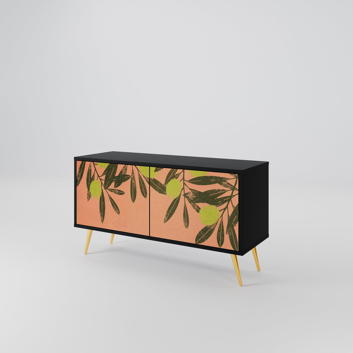 JUICY OLIVES Mueble de TV Compacto de 2 puertas