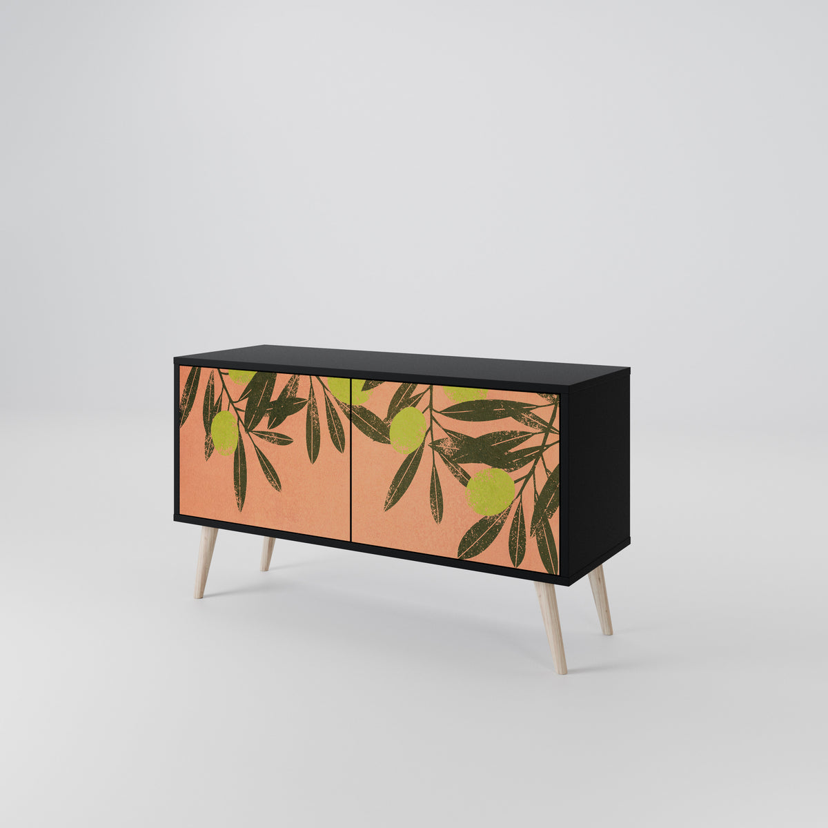 JUICY OLIVES Mueble de TV Compacto de 2 puertas