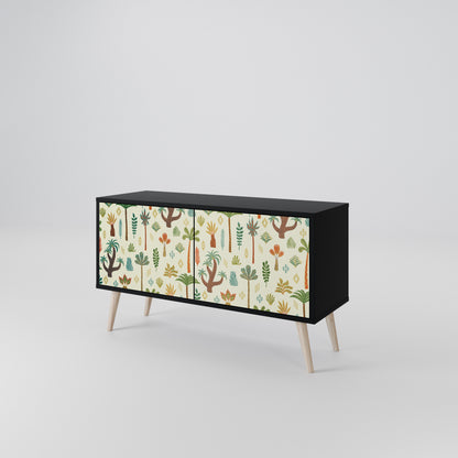 PALM SPRING Mueble de TV Compacto de 2 puertas