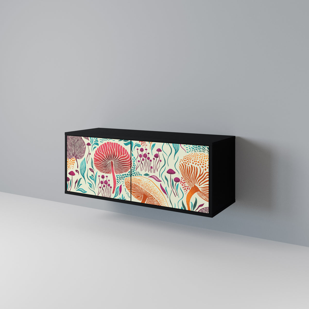 FUNGUS FANTASY Mueble de TV Compacto de 2 puertas