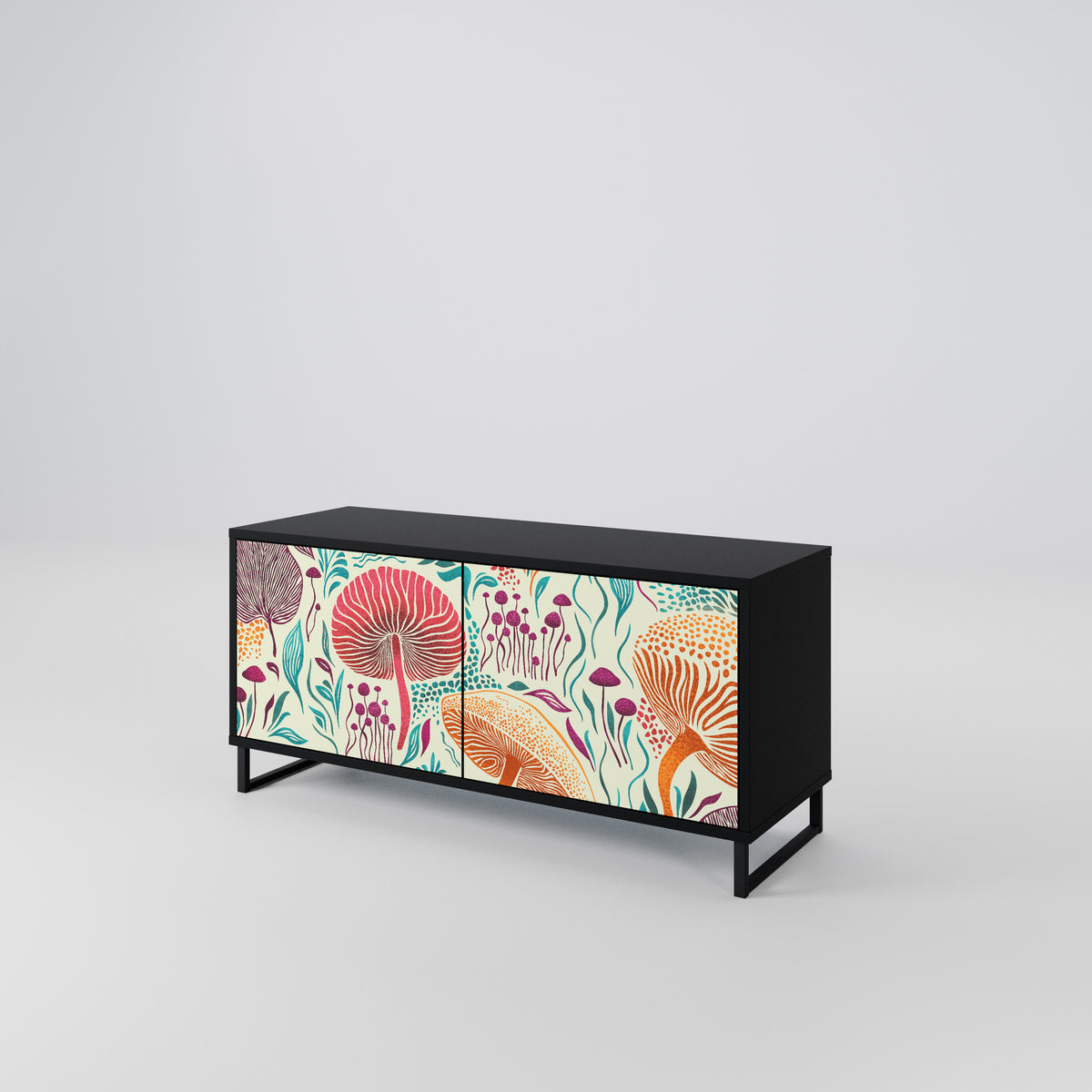 FUNGUS FANTASY Mueble de TV Compacto de 2 puertas