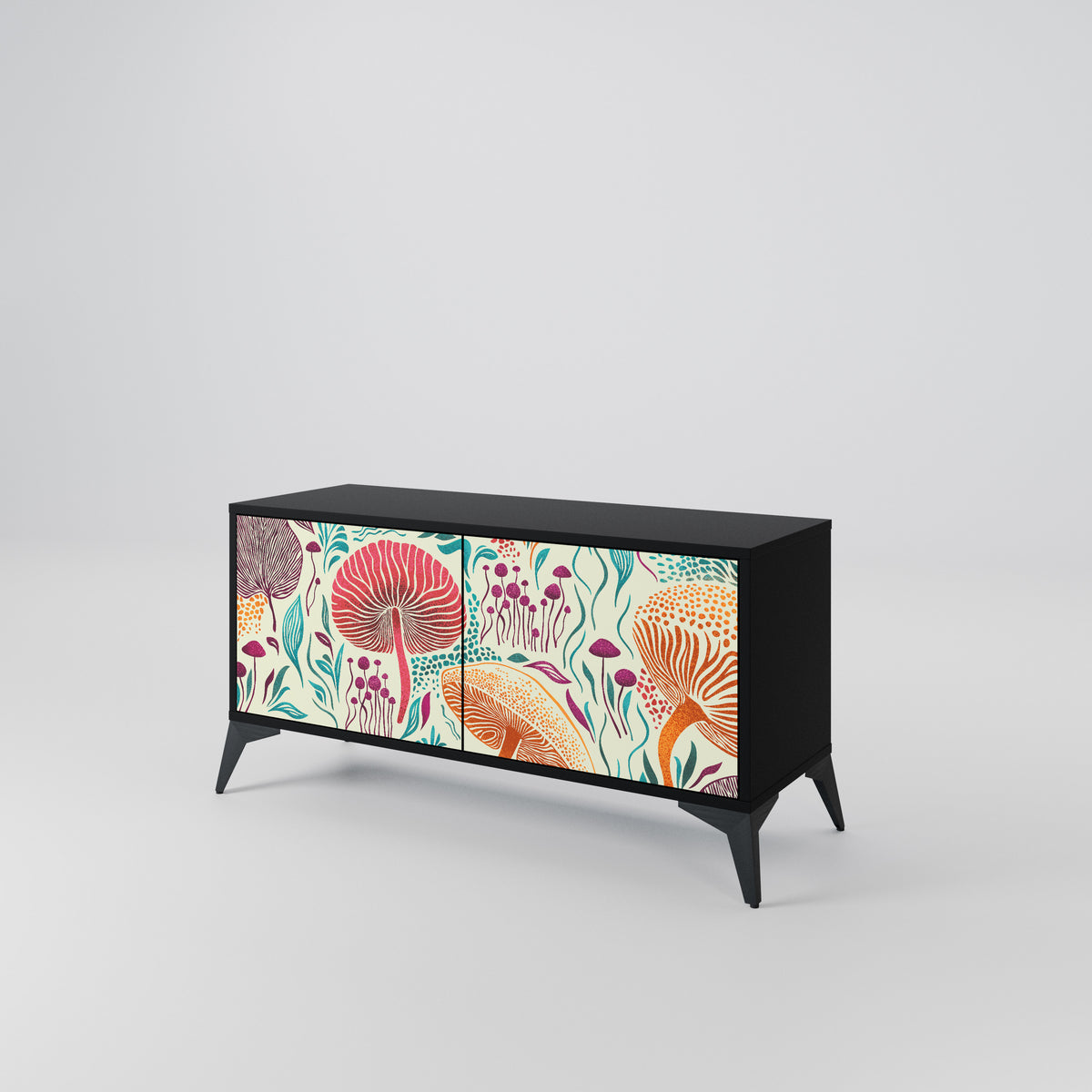 FUNGUS FANTASY Mueble de TV Compacto de 2 puertas