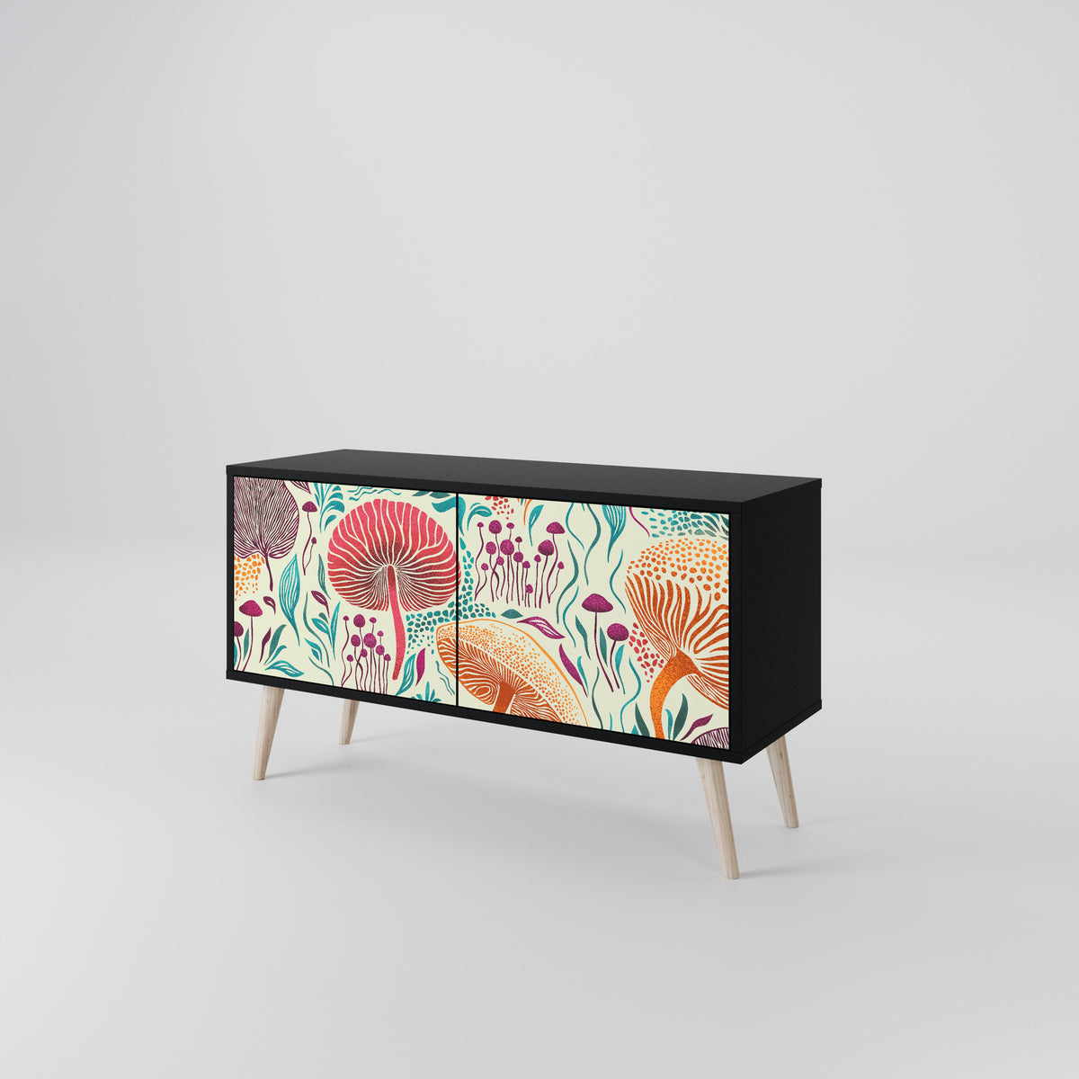 FUNGUS FANTASY Mueble de TV Compacto de 2 puertas