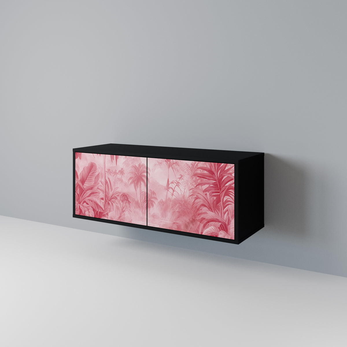 SWEET TROPICS Mueble de TV Compacto de 2 puertas