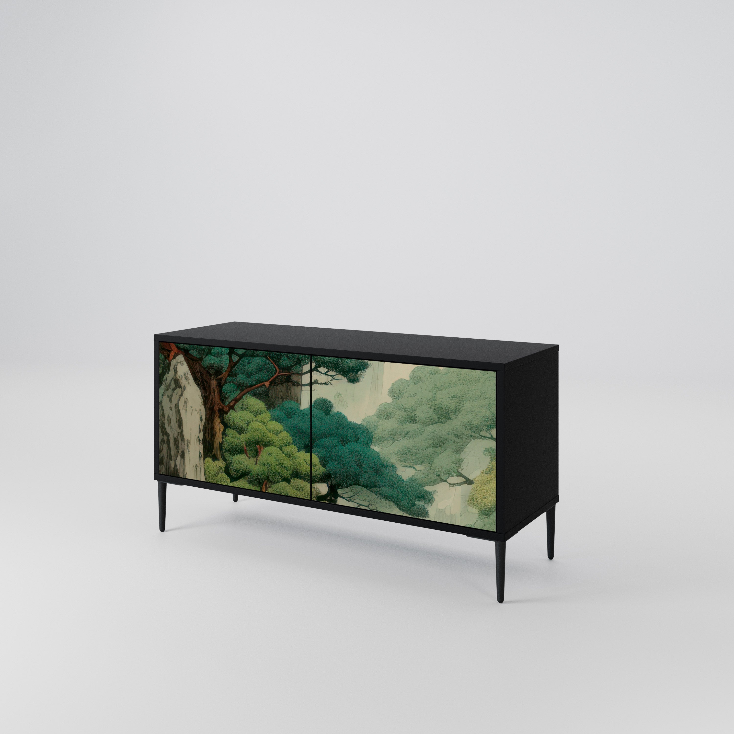 VERDURE ABYSS Compact 2-Door TV Cabinet
