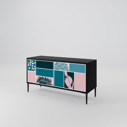 COMBINATION OF SHAPES Mueble de TV Compacto de 2 puertas