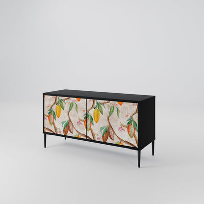 COCOA FRUITS Mueble de TV Compacto de 2 puertas