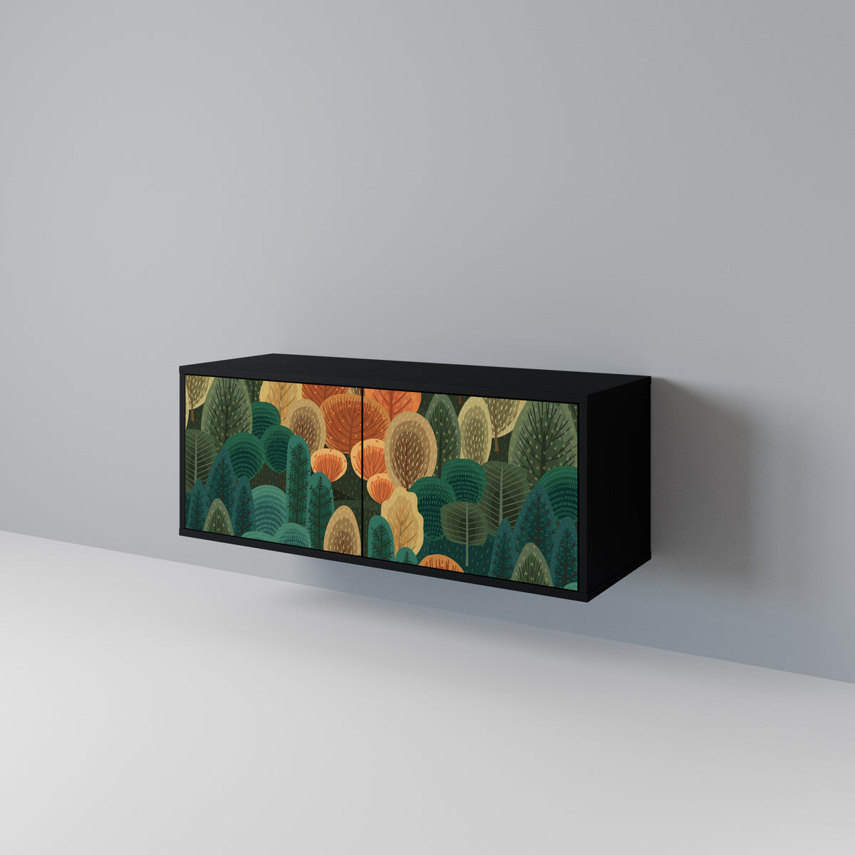 AUTUMN KALEIDOSCOPE Mueble de TV Compacto de 2 puertas