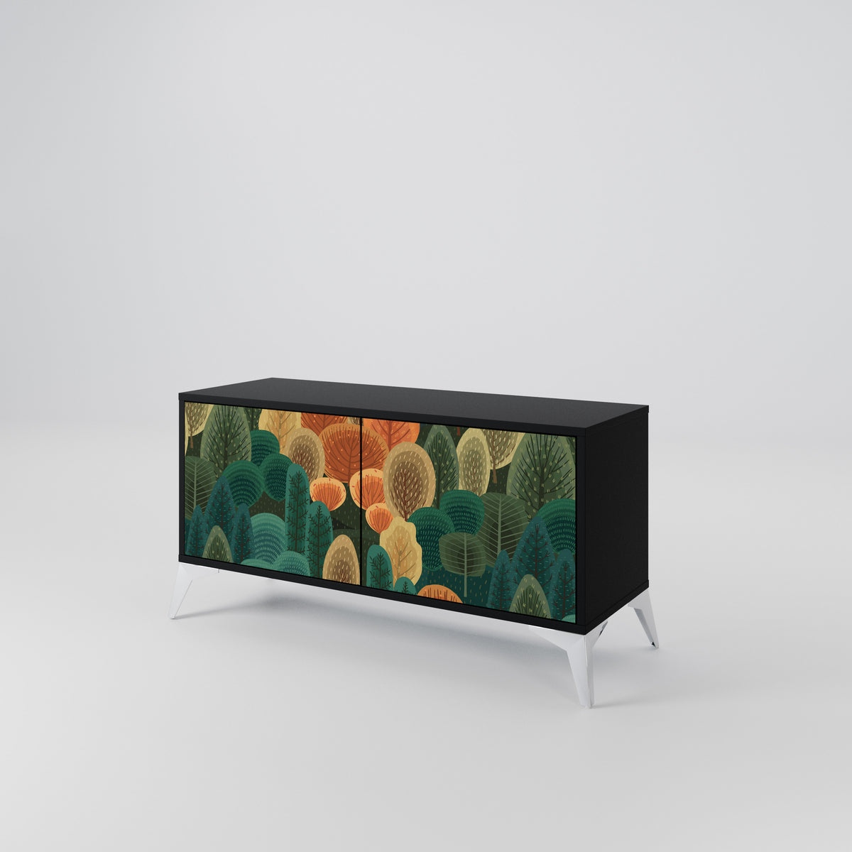 AUTUMN KALEIDOSCOPE Mueble de TV Compacto de 2 puertas