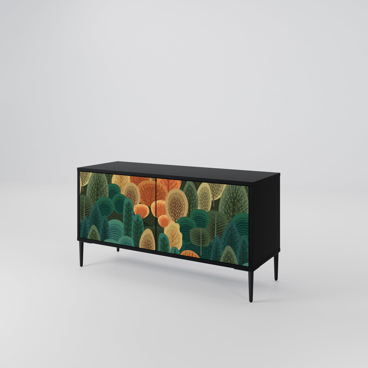 AUTUMN KALEIDOSCOPE Mueble de TV Compacto de 2 puertas