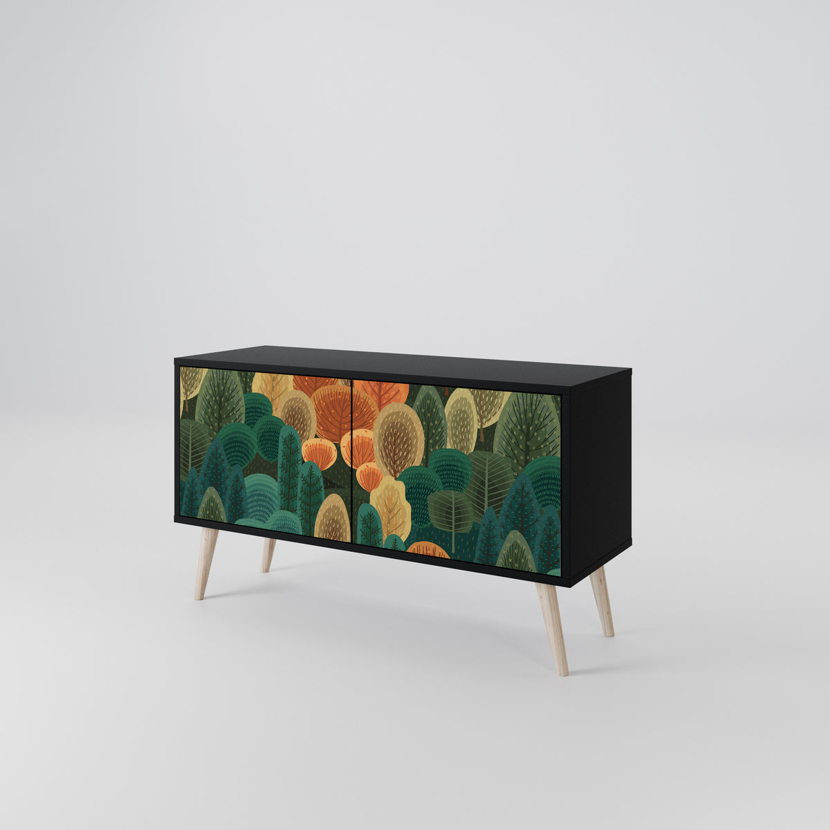 AUTUMN KALEIDOSCOPE Mueble de TV Compacto de 2 puertas