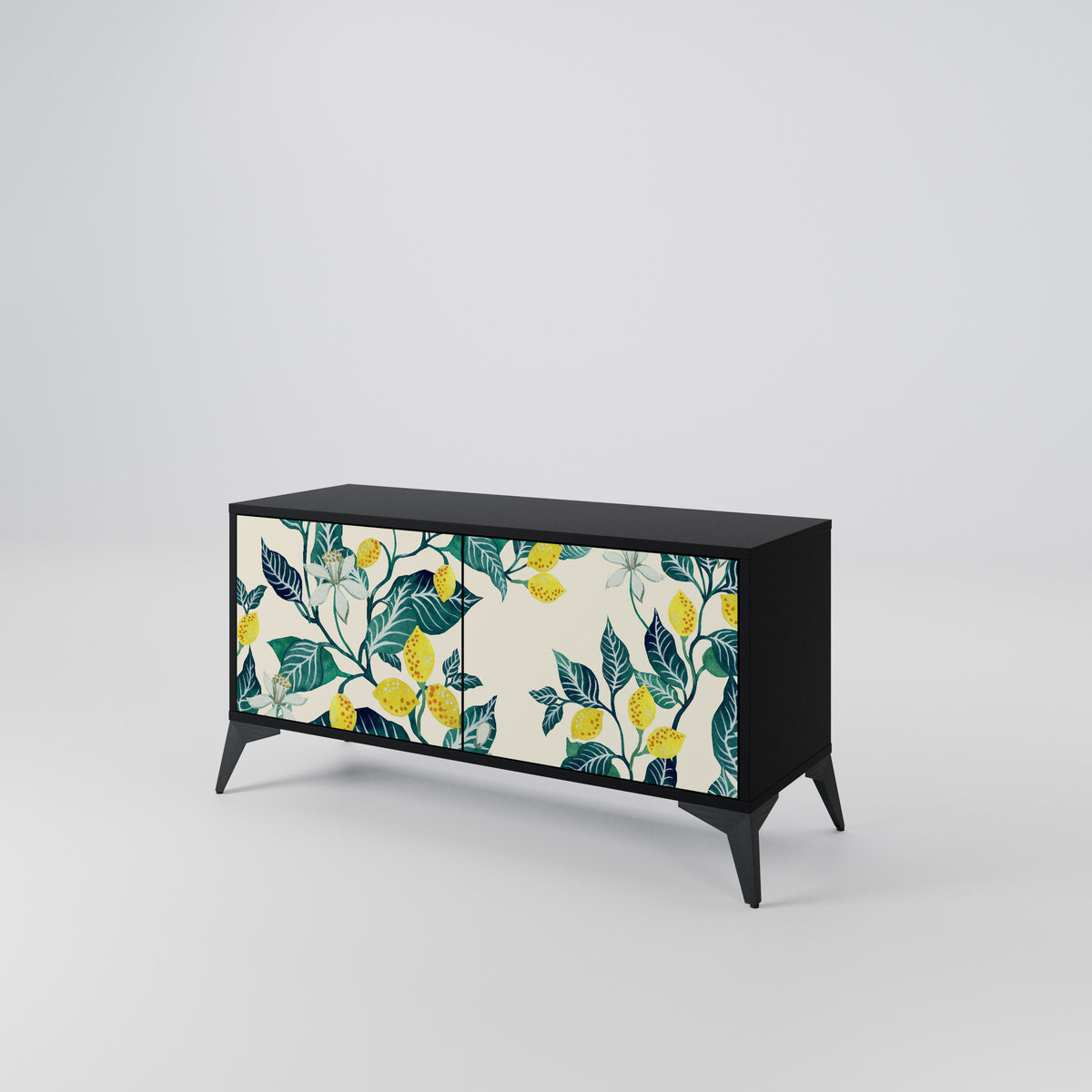 LEMON TREE Mueble de TV Compacto de 2 puertas