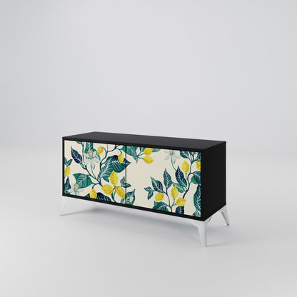 LEMON TREE Mueble de TV Compacto de 2 puertas