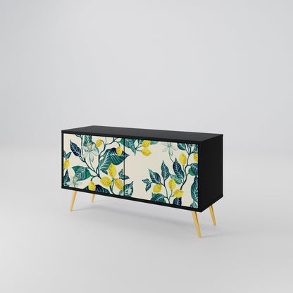 LEMON TREE Mueble de TV Compacto de 2 puertas