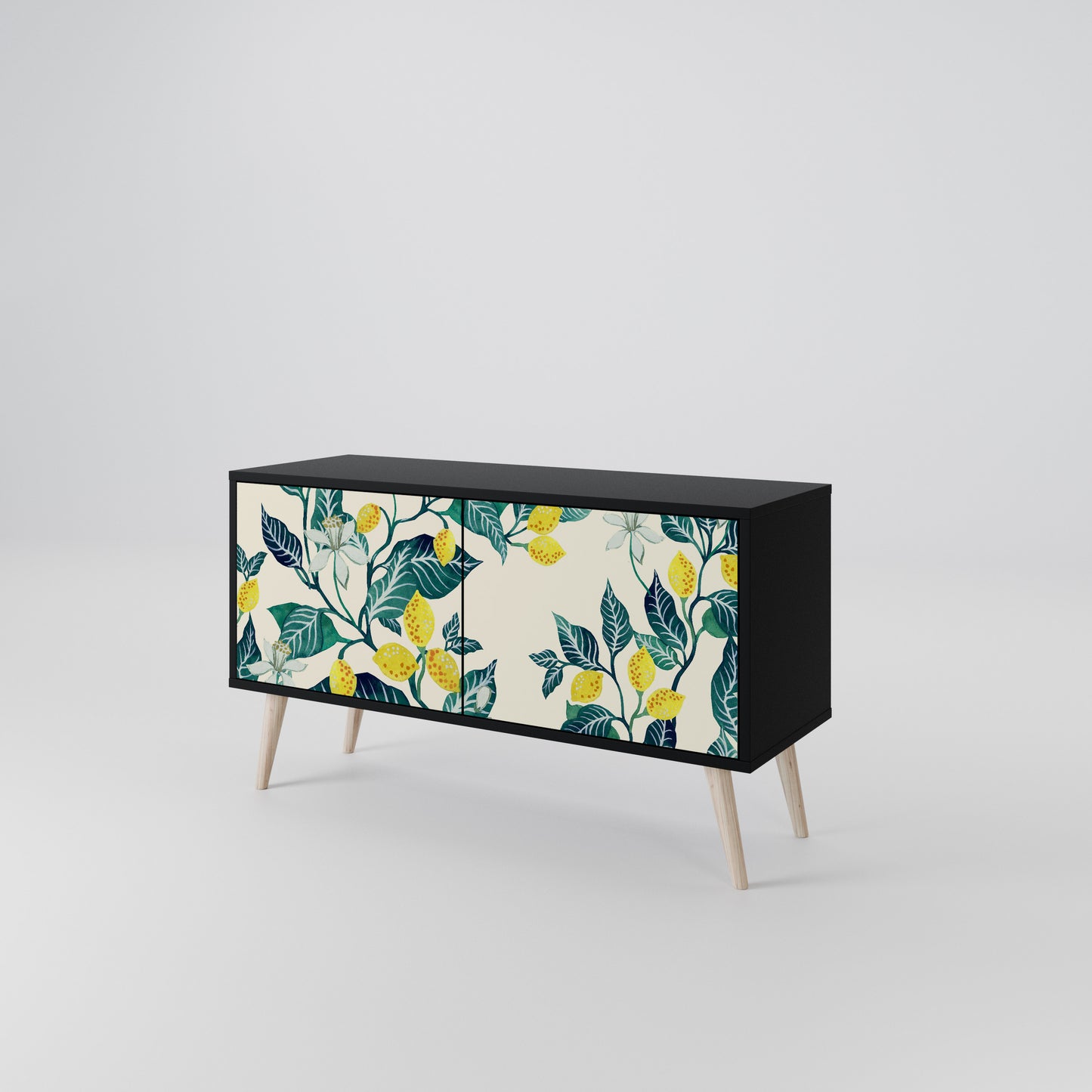 LEMON TREE Mueble de TV Compacto de 2 puertas