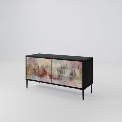 VEILED SUMMIT Mueble de TV Compacto de 2 puertas