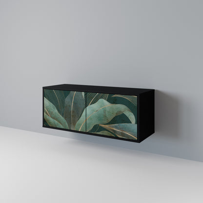 ROYAL GREEN Mueble de TV Compacto de 2 puertas