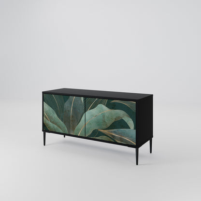 ROYAL GREEN Mueble de TV Compacto de 2 puertas