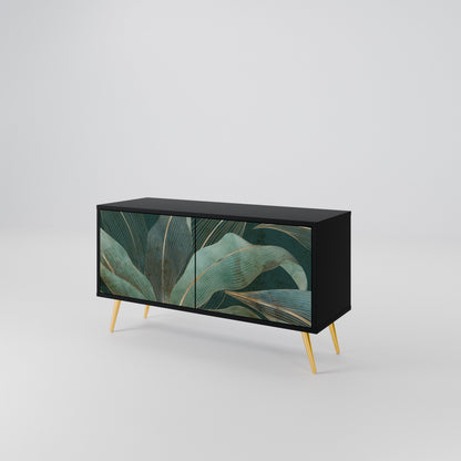 ROYAL GREEN Mueble de TV Compacto de 2 puertas
